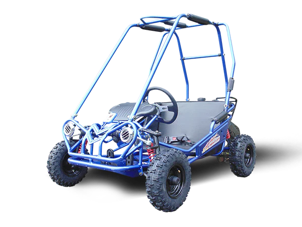 TrailMaster MINI XRS+ Kids Go Kart, 5.5hp Gas Engine, Dual Seats, Adjustable Pedals, Pull Start, Kids Ages 4-9