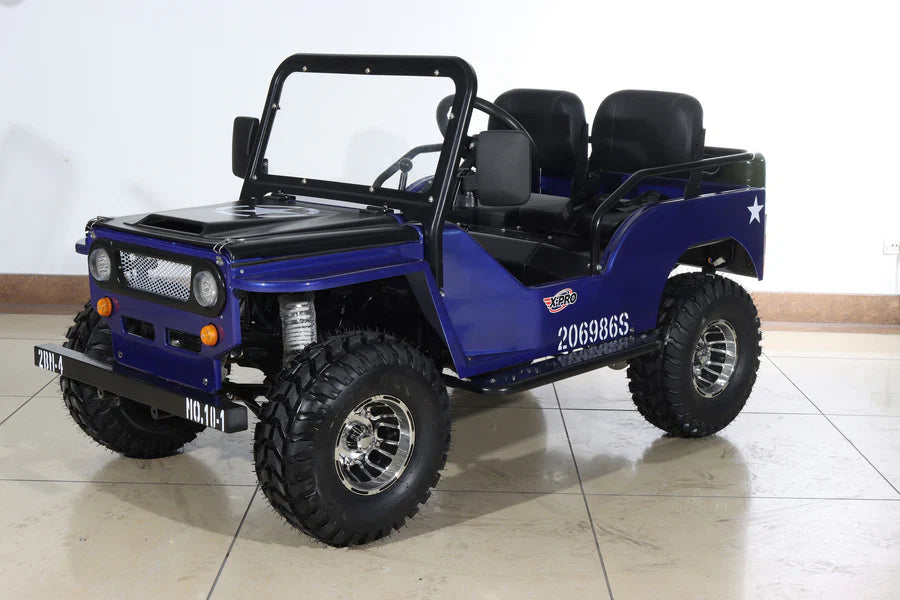 X-PRO Ranger 150 Jeep Go Kart with 3-Speed Semi-Automatic Transmission w/Reverse