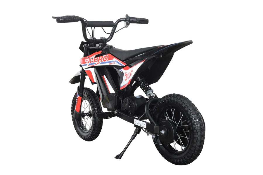 X-PRO 300W 36V Electric Dirt Bike with Adjustable Speed! 12" Pneumatic Tires!