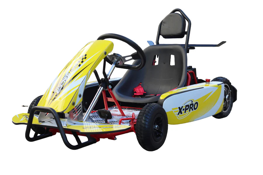 X-PRO Rambler 700W 350W*2 Kids Electric Go Kart with Reverse and Disc Brake! 6in Tires!