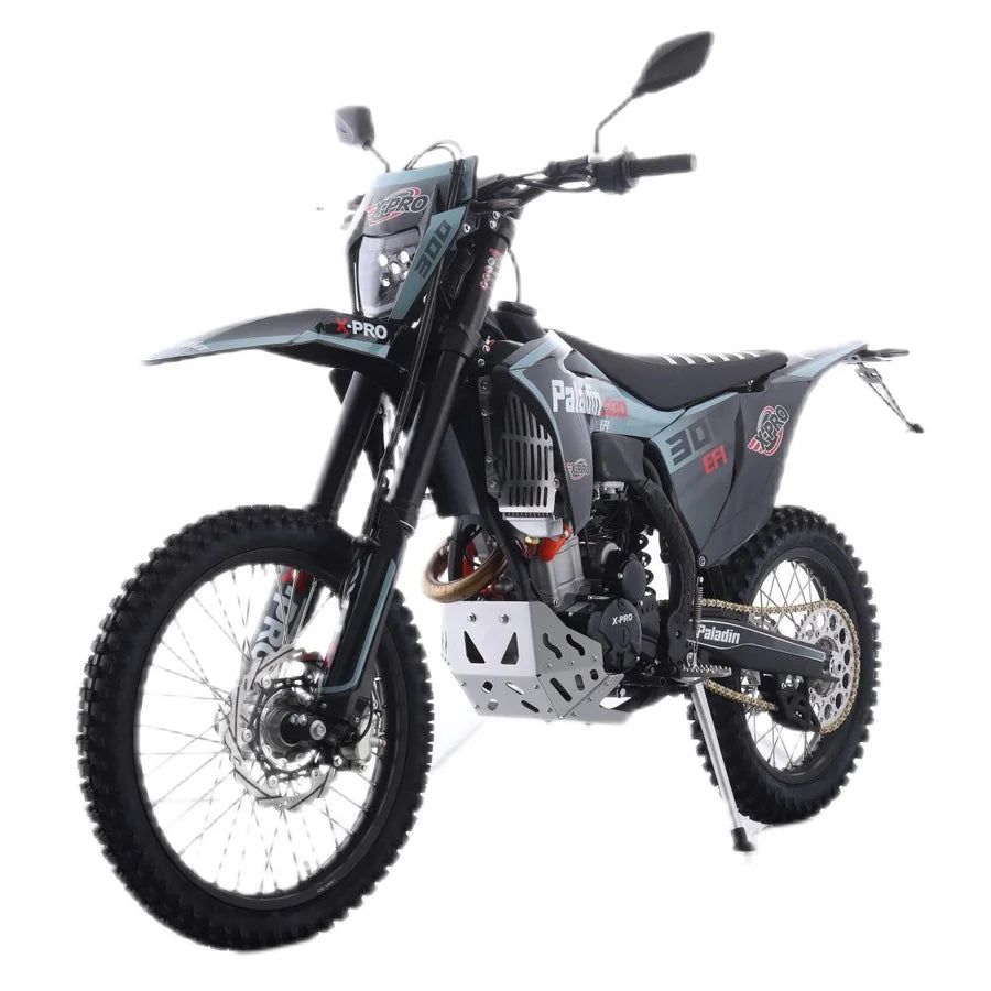 X-PRO Paladin 300 EFI Dirt Bike with 6-Speed Manual Transmission and Balance Shaft and Dual Overhead Camshaft (DOHC) with Four Valves Engine, Electric Start! Big 21in/18in Wheels! (LOW STOCK)