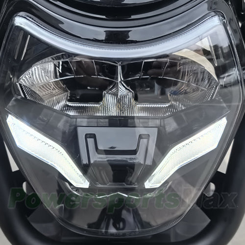 X-PRO Navy 150 Motorcycle with Automatic Transmission, Electric/Kick Start! 12"/10" Aluminum Wheels