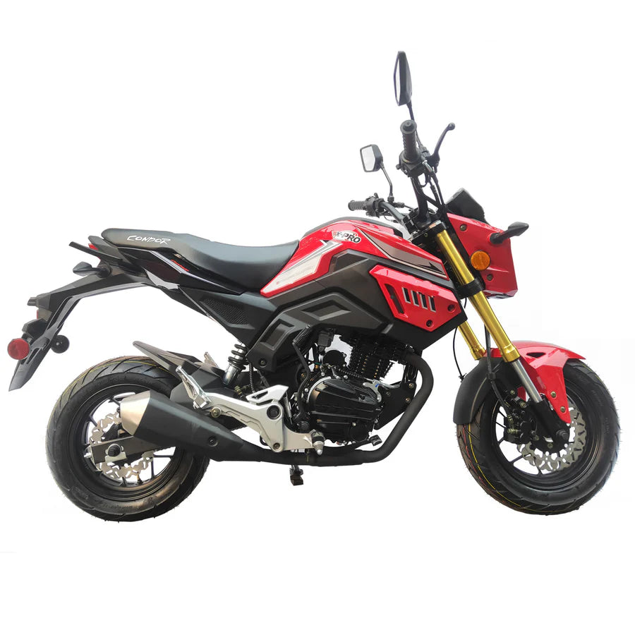 X-PRO Condor150cc Street Motorcycle with 5-Speed Manual Transmission, Electric/Kick Start! 12in Wheels!