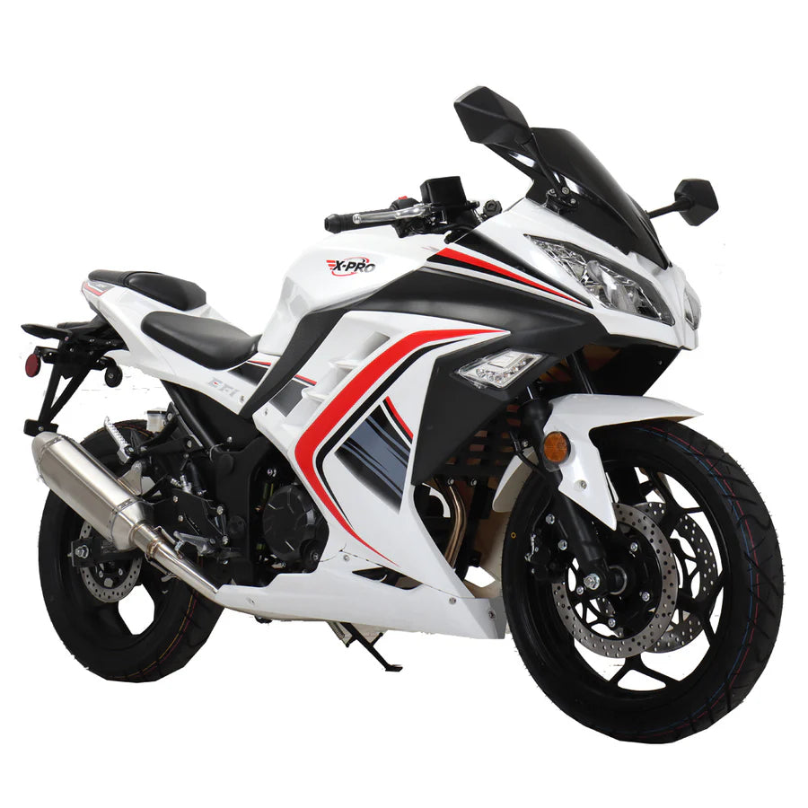 X-PRO Roaster 250 Electronic Fuel Injection Street Motorcycle with 6-Speed Manual Transmission, Electric Start! 17in Wheels! Assembled In Crate!