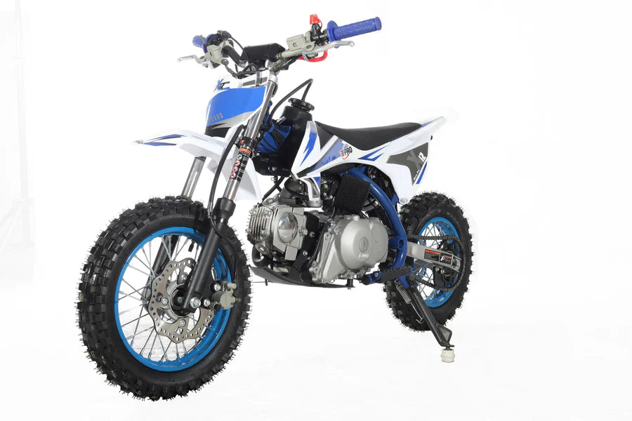X-PRO X12 110cc Dirt Bike with Automatic Transmission, Electric Start, 12in/10in Wheels!