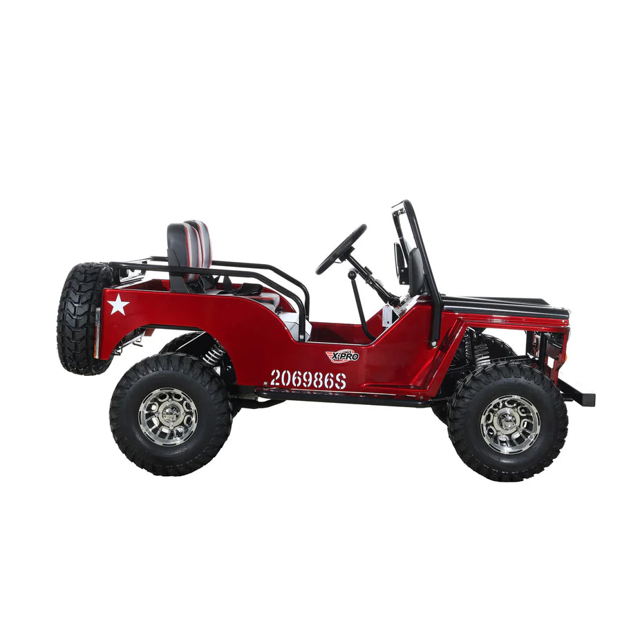 X-PRO Ranger 125 Mini Jeep Go Kart. 125cc Zongshen Engine, 3-Speed Semi-Auto with Reverse