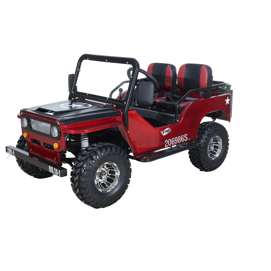 X-PRO Ranger 125 Mini Jeep Go Kart. 125cc Zongshen Engine, 3-Speed Semi-Auto with Reverse