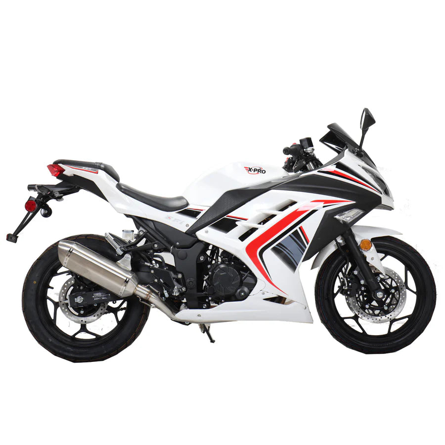 X-PRO Roaster 250 Electronic Fuel Injection Street Motorcycle with 6-Speed Manual Transmission, Electric Start! 17in Wheels! Assembled In Crate!