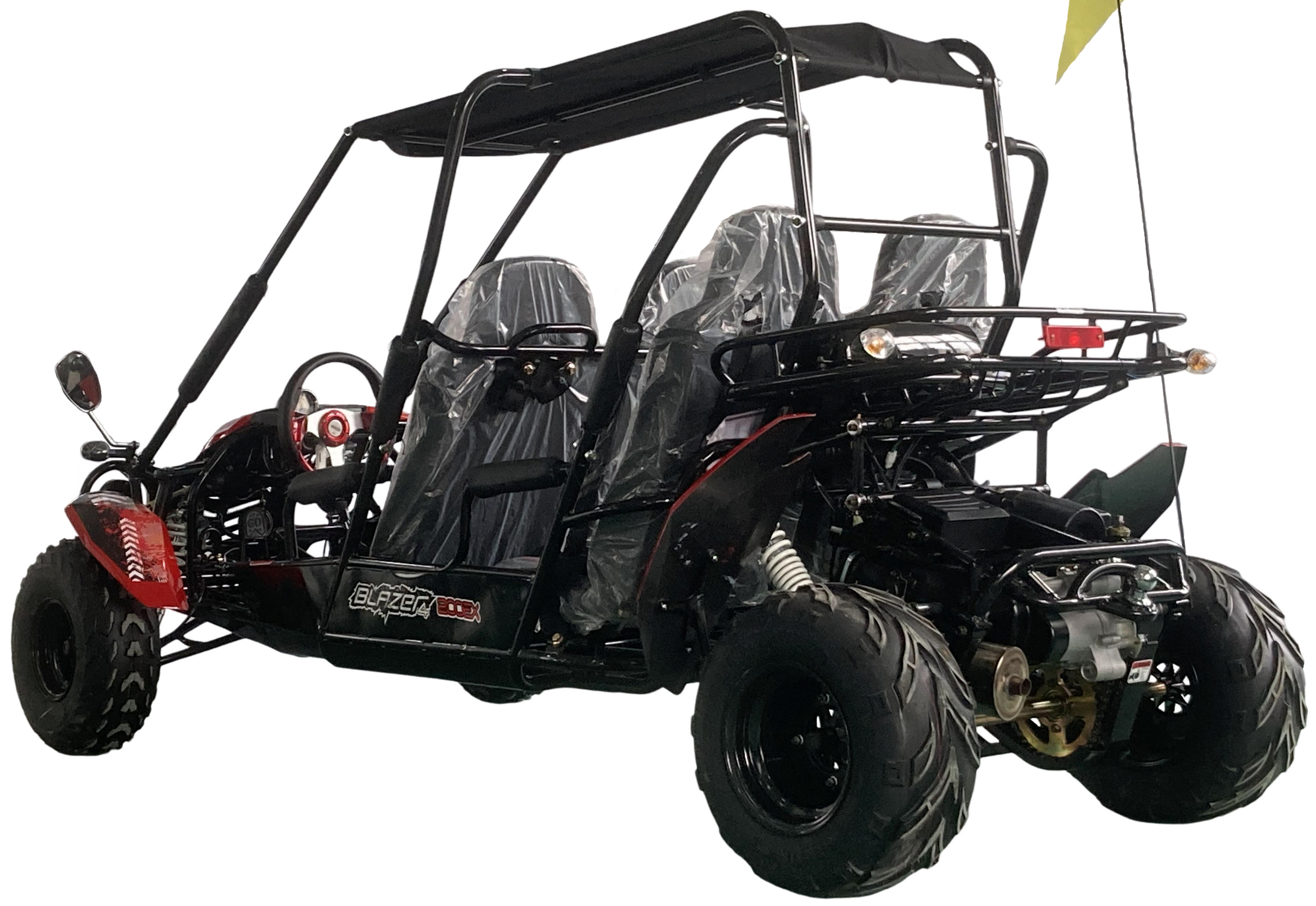 TrailMaster Blazer4 200EX EFI 4-Seater Buggy Go Kart, Extended Cab