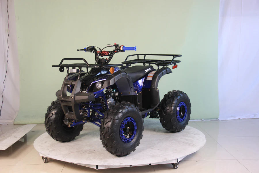 X-PRO Hawk 125cc ATV with Automatic Transmission w/Reverse, LED Headlights, Remote Control! Big 19in/18inTires!
