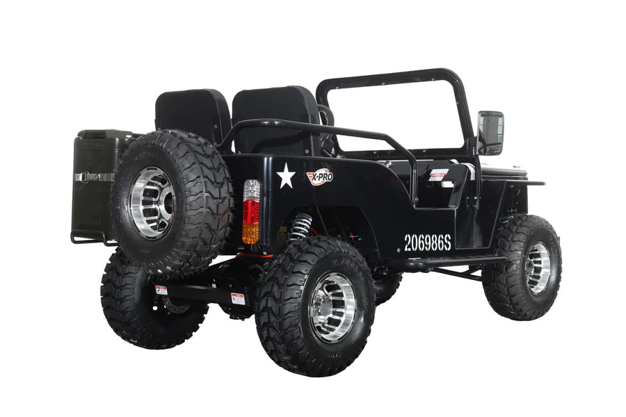 X-PRO E-Ranger 3000W Peak Power 60V Electric Mini Jeep with Reverse and Disc Brake!