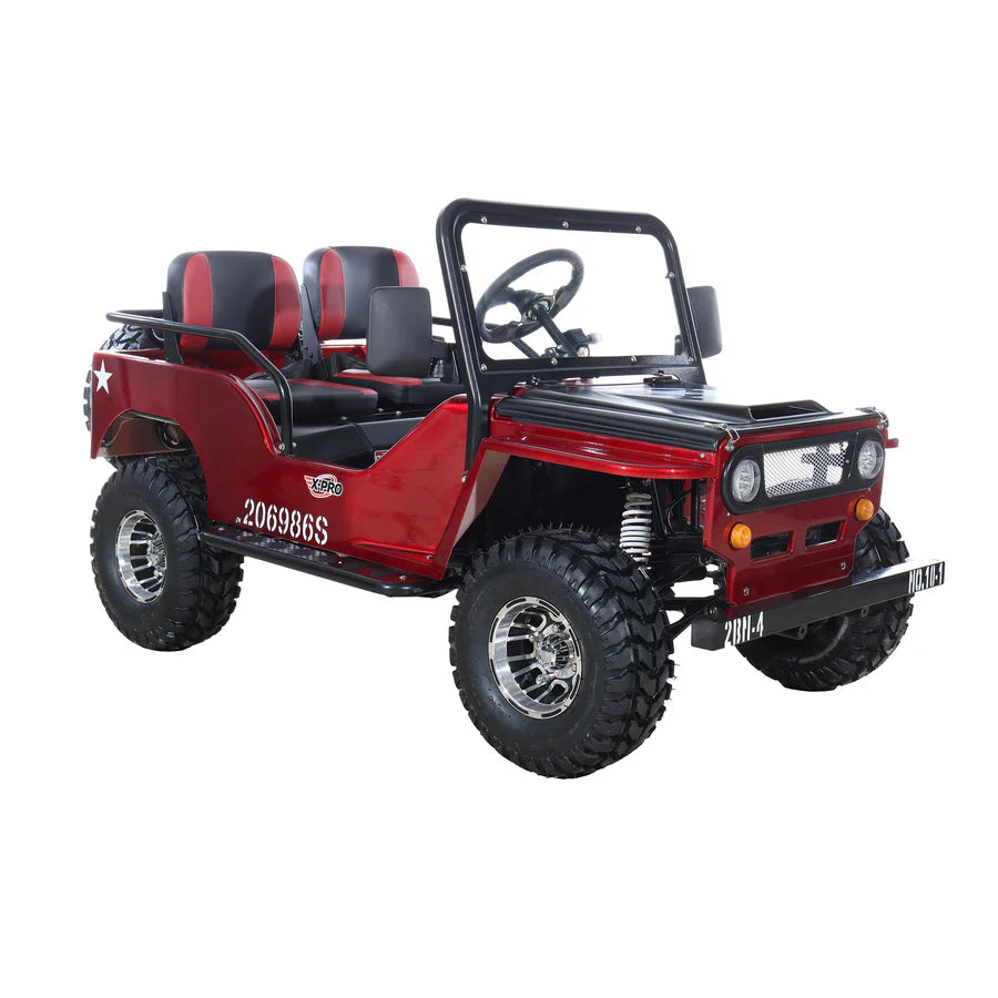 X-PRO Ranger 125 Mini Jeep Go Kart. 125cc Zongshen Engine, 3-Speed Semi-Auto with Reverse