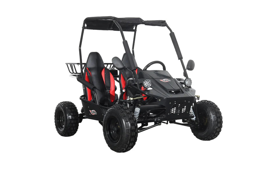 X-PRO Rover 110cc Go Kart with Automatic Transmission w/Reverse, LED Headlights, Big 16" Wheels!