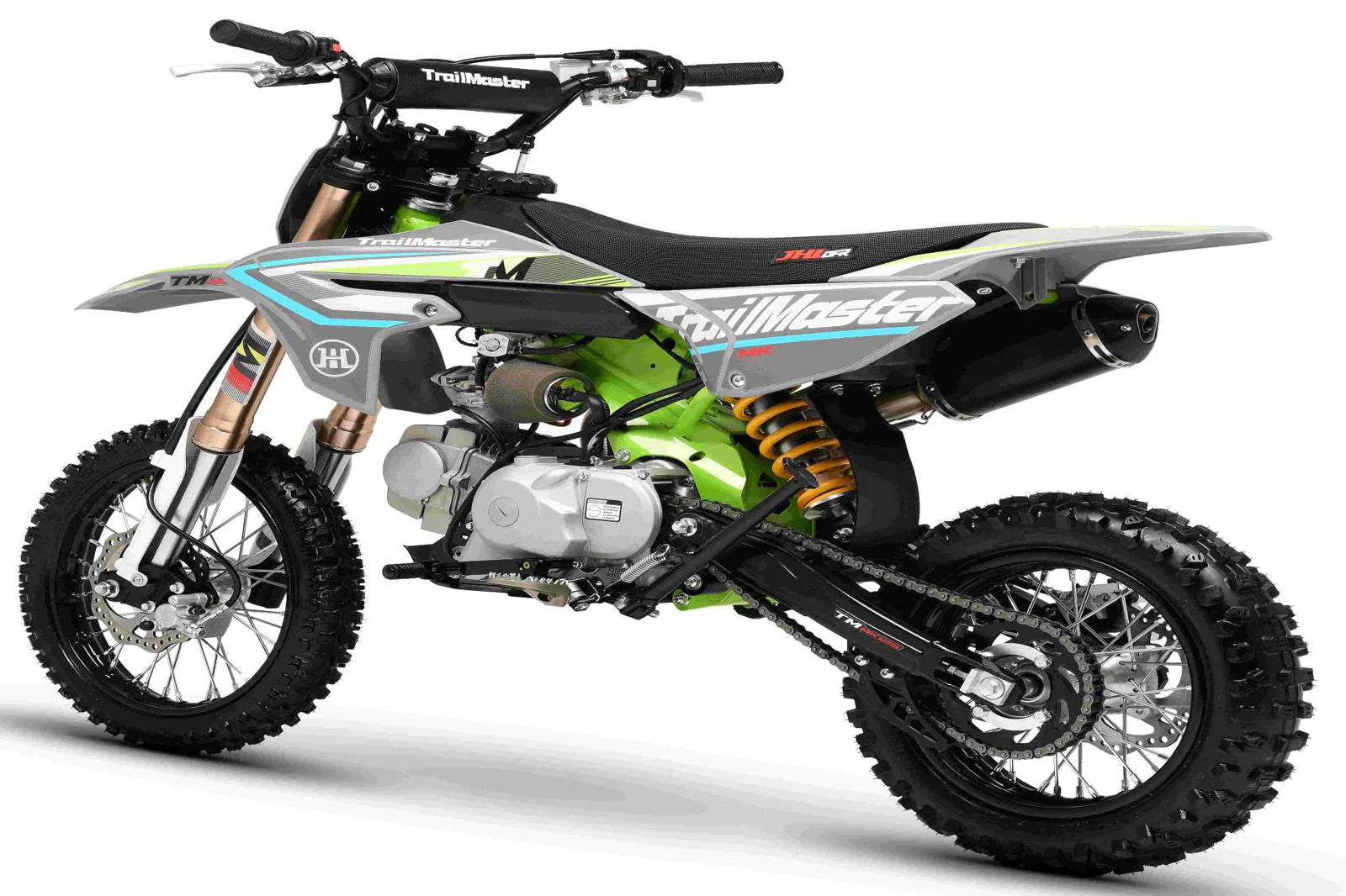 TrailMaster MK125ES Pro Series Dirt Bike, BOSCH EFI, 4-Speed, Electric Start, Dual Disc Brakes, (14/12) Wheels