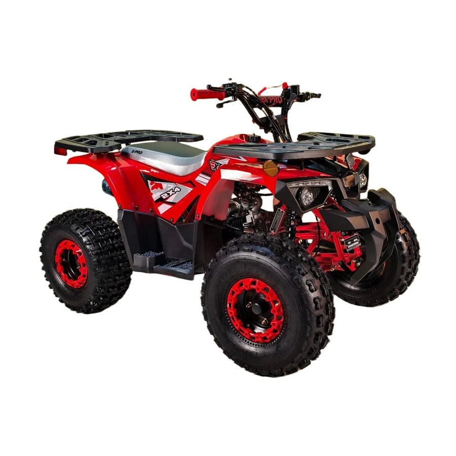 X-PRO Orca 125cc ATV with Automatic Transmission w/Reverse, LED Headlights, Electric Start, Big 19"/18" Tires!