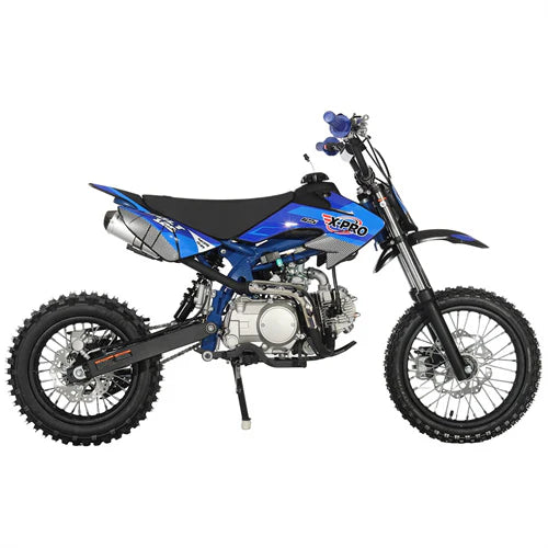 X-PRO Bolt 125cc Dirt Bike with Automatic Transmission, Electric Start, Big 14in/12in Tires!