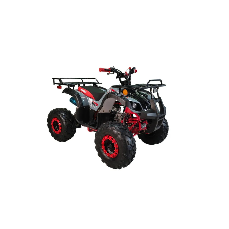 X-PRO Hawk 125cc ATV with Automatic Transmission w/Reverse, LED Headlights, Remote Control! Big 19in/18inTires!