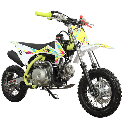 X-PRO X11 110cc Dirt Bike with Automatic Transmission, Electric Start, Hydraulic Disc Brake! 10in Wheels! Zongshen Brand Engine!