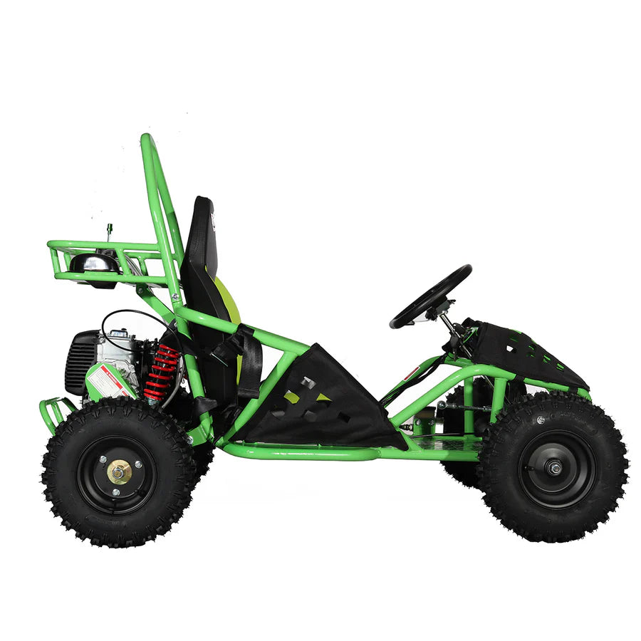 X-PRO Rover 50 49cc Go Kart with Pull Start, Rear Disc Brake, 6in Wheels!