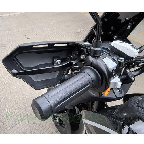X-PRO Navy 150 Motorcycle with Automatic Transmission, Electric/Kick Start! 12"/10" Aluminum Wheels