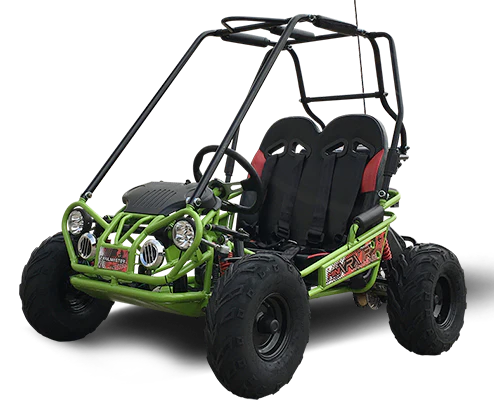 TrailMaster MINI XRX+ Kids Go Kart, 5.5hp Gas Engine with Electric Start, Remote Start/Kill, Ages 4-9