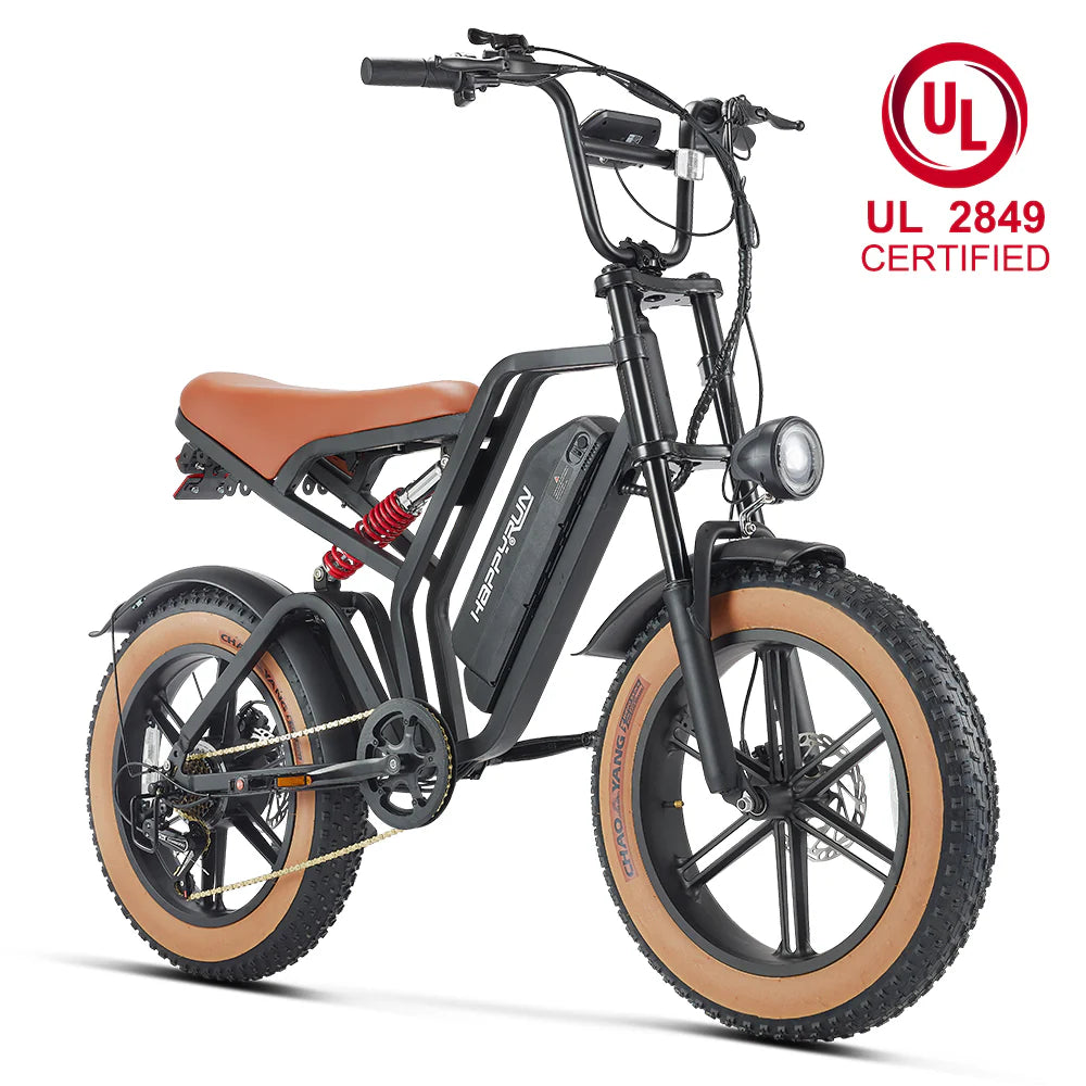 Happyrun Tank G60 UL 2849 Certified Electric Dirt Bike Fat Tire All Terrain
