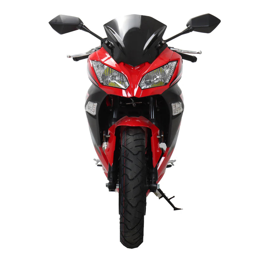 X-PRO Roaster 250 Electronic Fuel Injection Street Motorcycle with 6-Speed Manual Transmission, Electric Start! 17in Wheels! Assembled In Crate!
