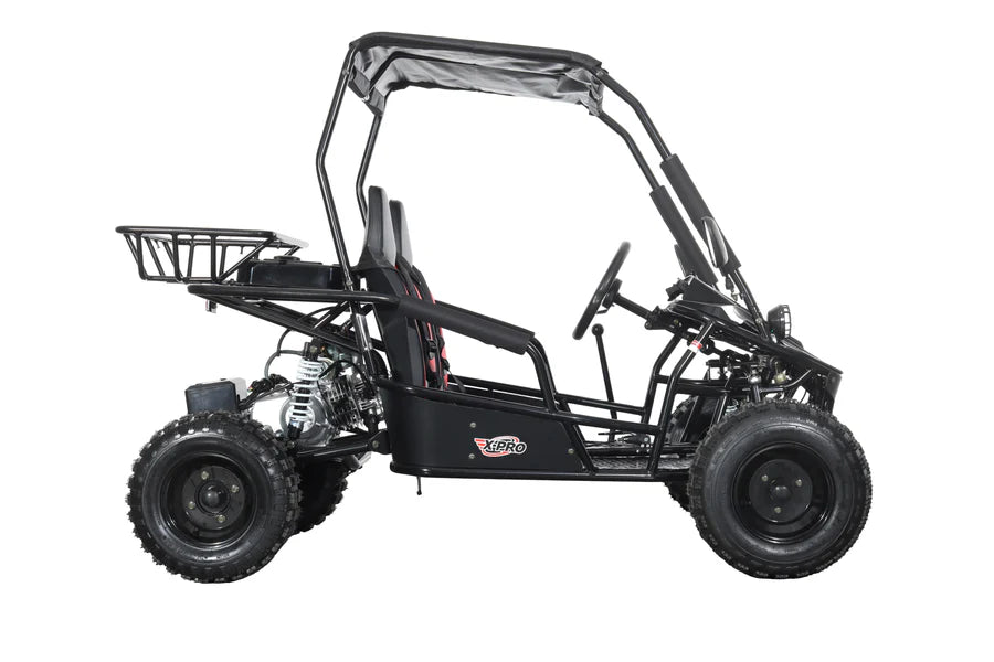 X-PRO Rover 110cc Go Kart with Automatic Transmission w/Reverse, LED Headlights, Big 16" Wheels!