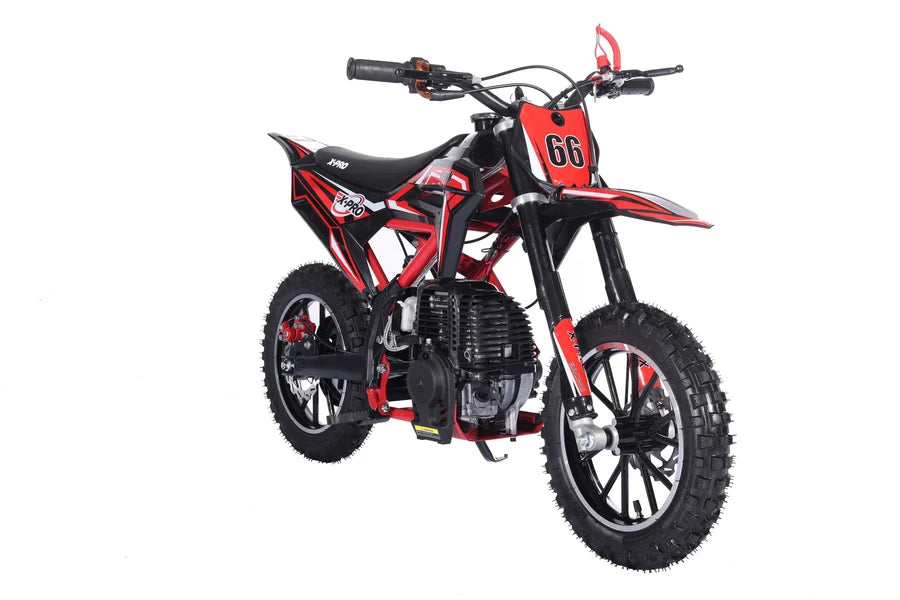 X-Pro Brand New Hawk 40cc Gas Power Mini Pit Dirt Bike, 4 Stroke engine, Pull Start, 10in Wheels