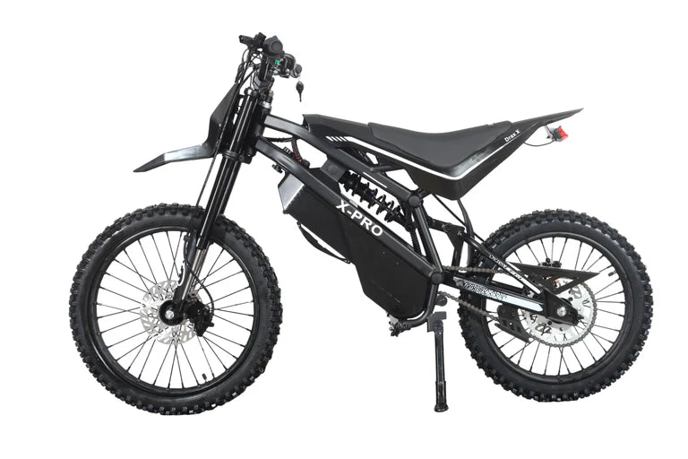 X-PRO Drax X 4200W Electric Dirt Bike for Adults & Teens - Powerful Brushless Motor,19"/17" Off-Road Tires, Dual Braking &Suspension,LED Headlight,Heavy Duty Electric Dirt Bike for All Terrain
