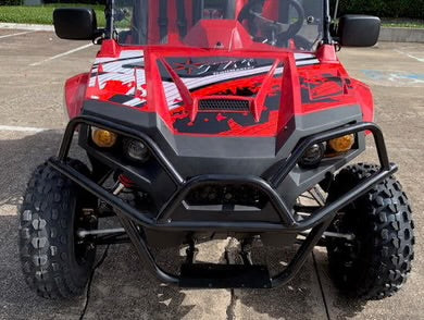 TrailMaster Challenger 200EX EFI UTV Deluxe, Windshield, Push Bar, Alloy Wheels, Light Bar