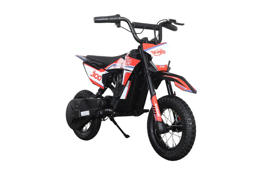 X-PRO 300W 36V Electric Dirt Bike with Adjustable Speed! 12" Pneumatic Tires!