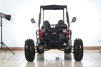 X-PRO Rover 125cc Go Kart with 3-Speed Semi-Automatic Transmission w/Reverse, LED Headlights, Big 19in/18in Wheels!