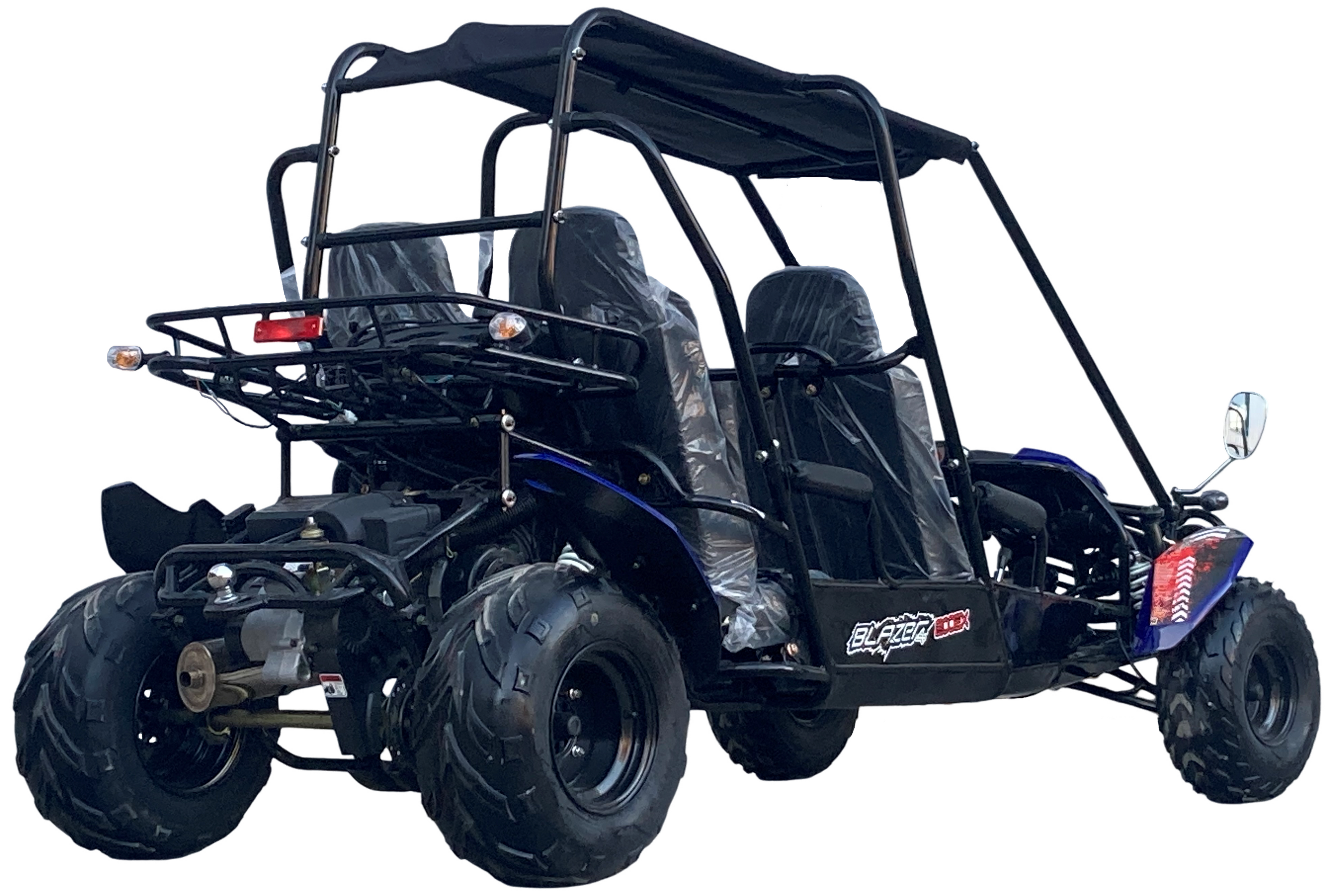 TrailMaster Blazer4 200EX EFI 4-Seater Buggy Go Kart, Extended Cab