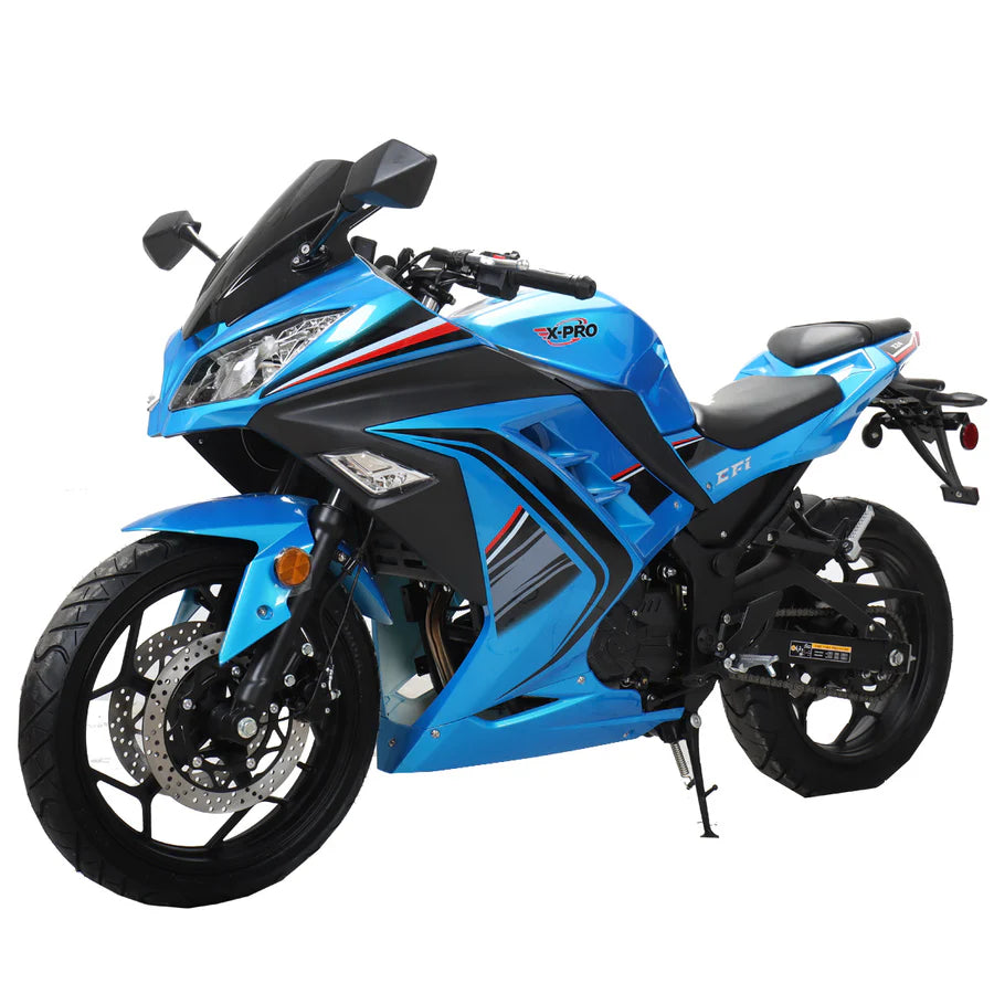 X-PRO Roaster 250 Electronic Fuel Injection Street Motorcycle with 6-Speed Manual Transmission, Electric Start! 17in Wheels! Assembled In Crate!