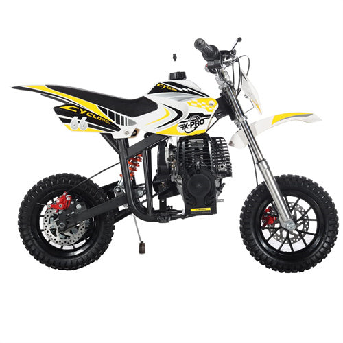 X-PRO Cyclone 40cc Mini Dirt Bike With Hand Pull Start! Chain Drive, Disc Brakes!