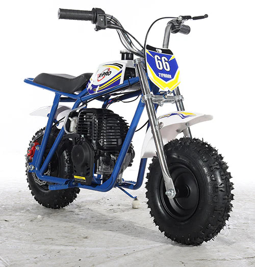 X-PRO Typhoon 40cc Mini Dirt Bike With Pull Start! Chain Drive, Disc Brakes! 6 Tires!