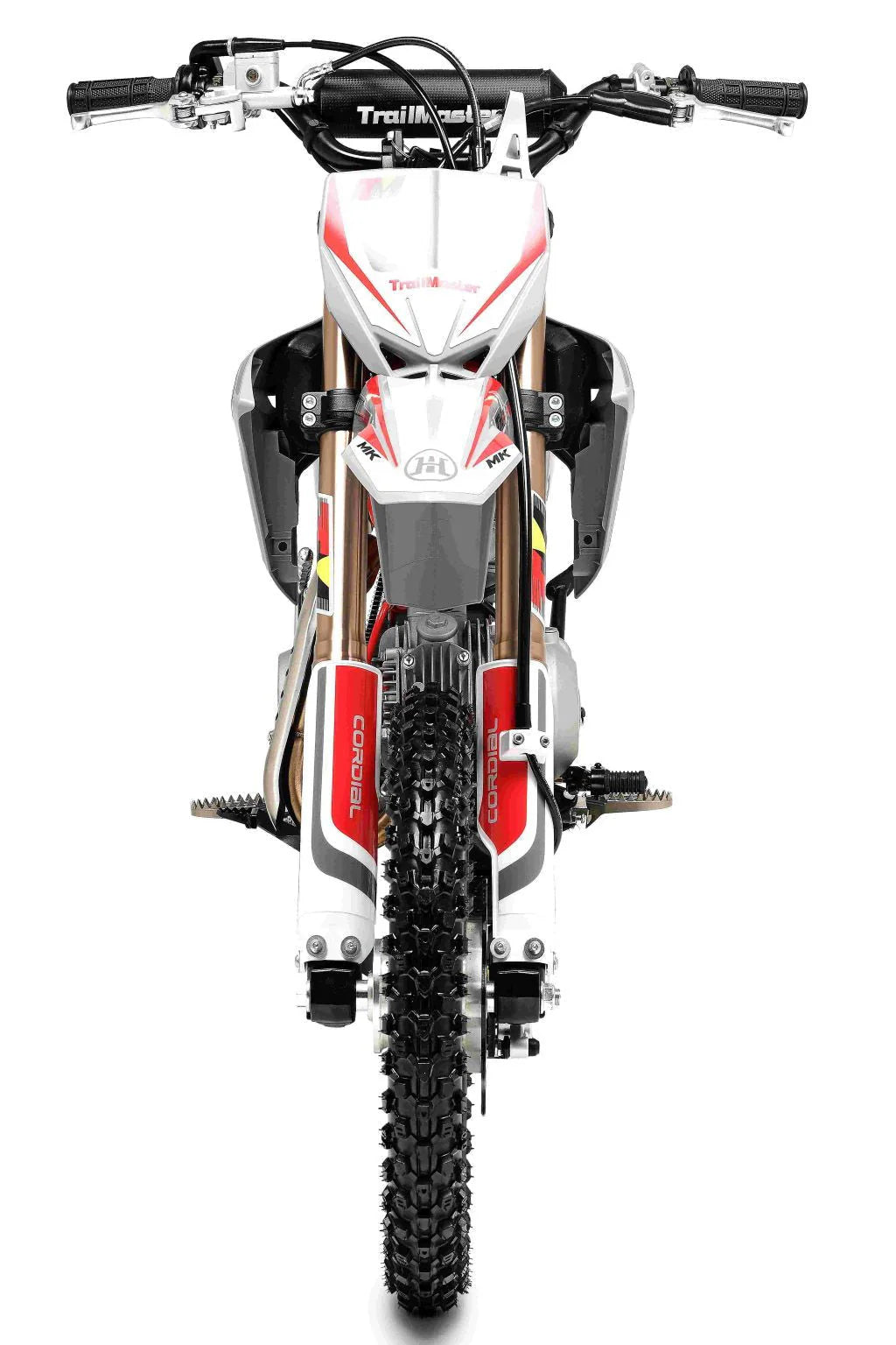TrailMaster MK125ES Pro Series Dirt Bike, BOSCH EFI, 4-Speed, Electric Start, Dual Disc Brakes, (14/12) Wheels