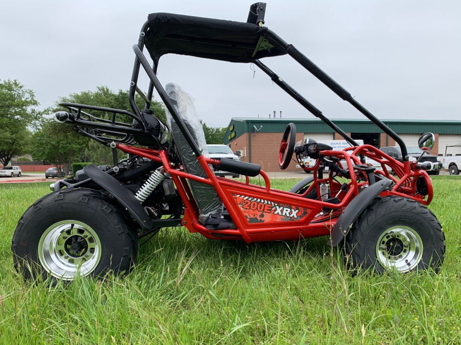 TrailMaster 200E XRX (EFI) Fuel Injection Deluxe Buggy Go Kart, Alloy Wheels, Lights, Turn Signals