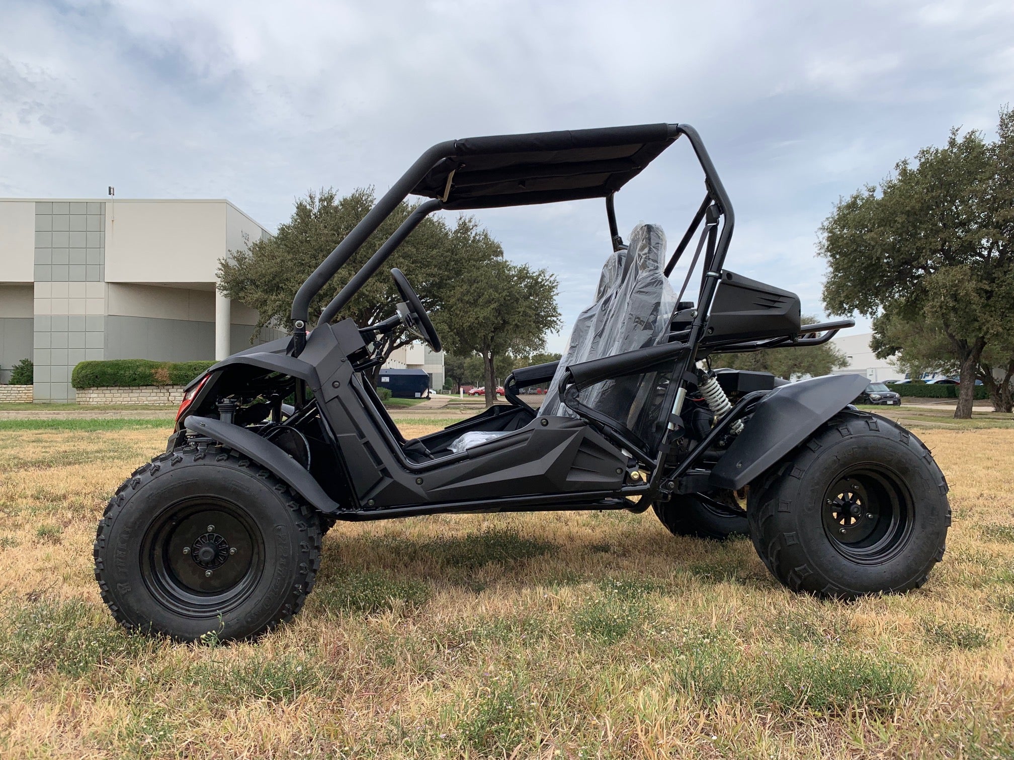 TrailMaster Cheetah 200E EFI Buggy Go Kart, CVT Automatic with Reverse