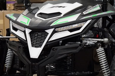 TrailMaster Cheetah 200EX EFI Go Kart CVT Automatic with Reverse, Alloy Wheels, Windshield