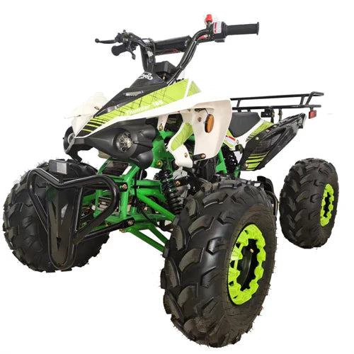 X-PRO Thunder 125cc ATV with Automatic Transmission w/Reverse, LED Headlights, Big 19in/18in Tires!