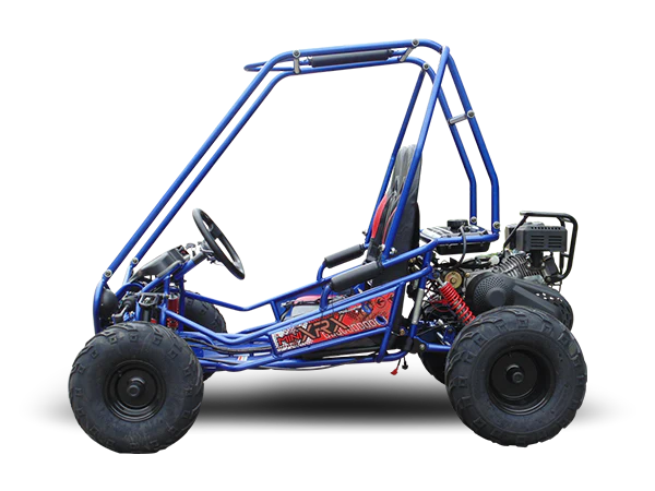TrailMaster MINI XRX+ Kids Go Kart, 5.5hp Gas Engine with Electric Start, Remote Start/Kill, Ages 4-9