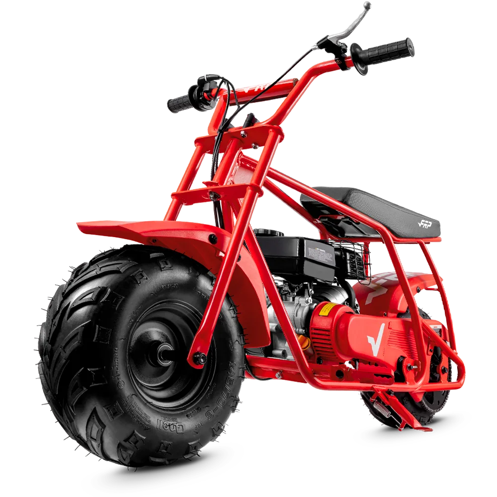 FRP Moto GMB100 99cc Gas Mini Bike for Adults & Teens - Up to 220 lbs