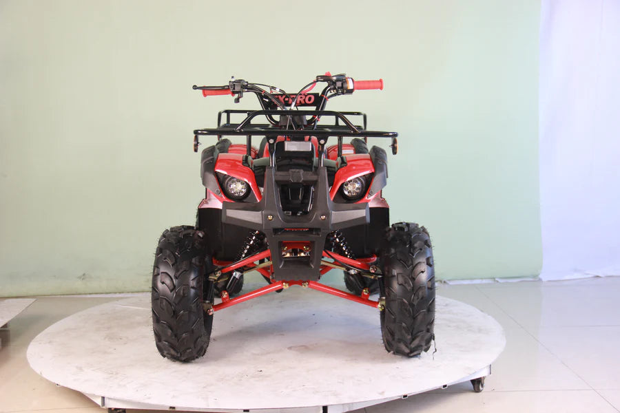 X-PRO Hawk 125cc ATV with Automatic Transmission w/Reverse, LED Headlights, Remote Control! Big 19in/18inTires!