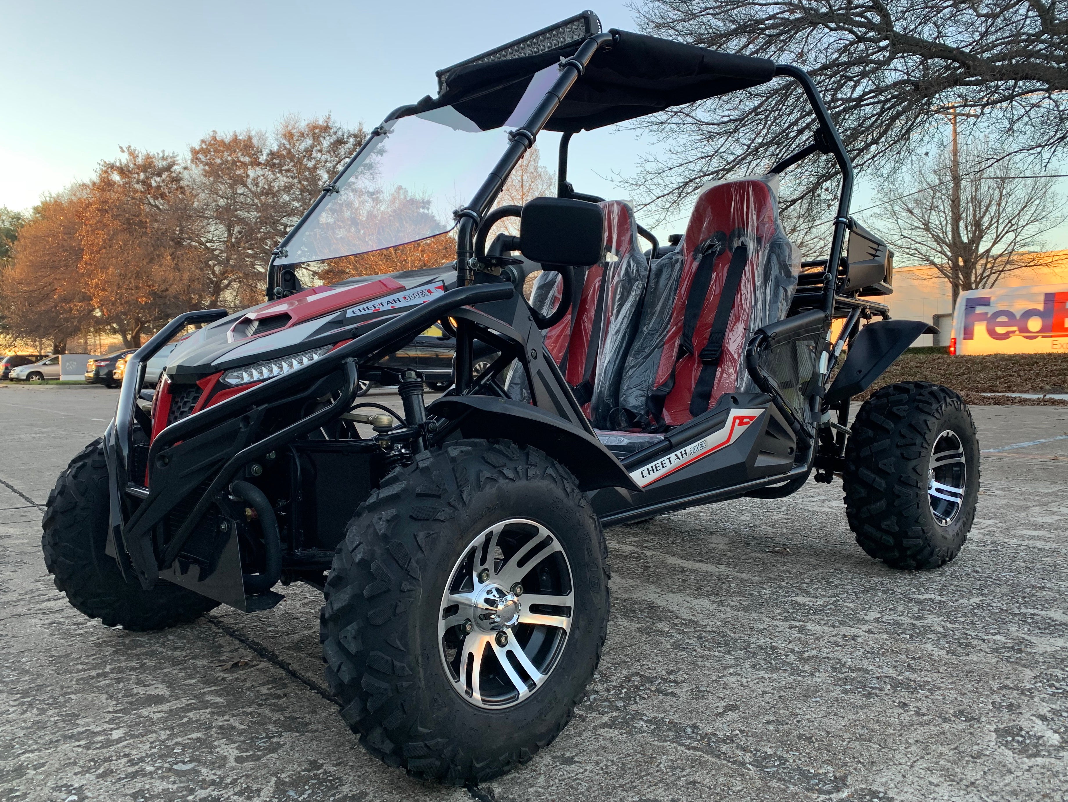 TrailMaster Cheetah 300EX EFI Deluxe UTV Go Kart, Shaft Drive, Liquid Cooled CVT Auto with Reverse