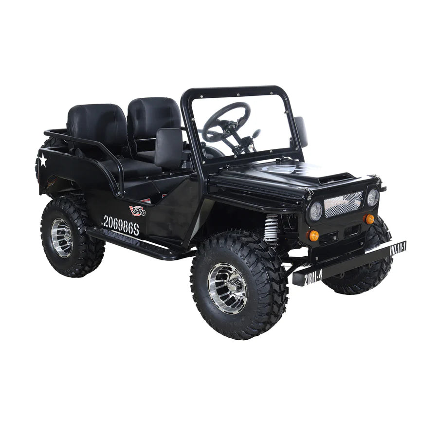 X-PRO Ranger 125 Mini Jeep Go Kart. 125cc Zongshen Engine, 3-Speed Semi-Auto with Reverse