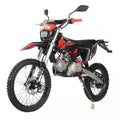 X-PRO Hawk 125cc Dirt Bike with All Lights and 4-speed Manual Transmission! Electric/Kick Start, Big 19in/16in Tires! Zongshen Brand Engine!