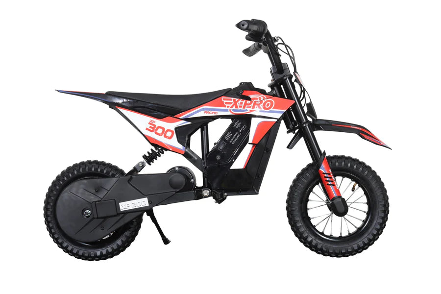 X-PRO 300W 36V Electric Dirt Bike with Adjustable Speed! 12" Pneumatic Tires!
