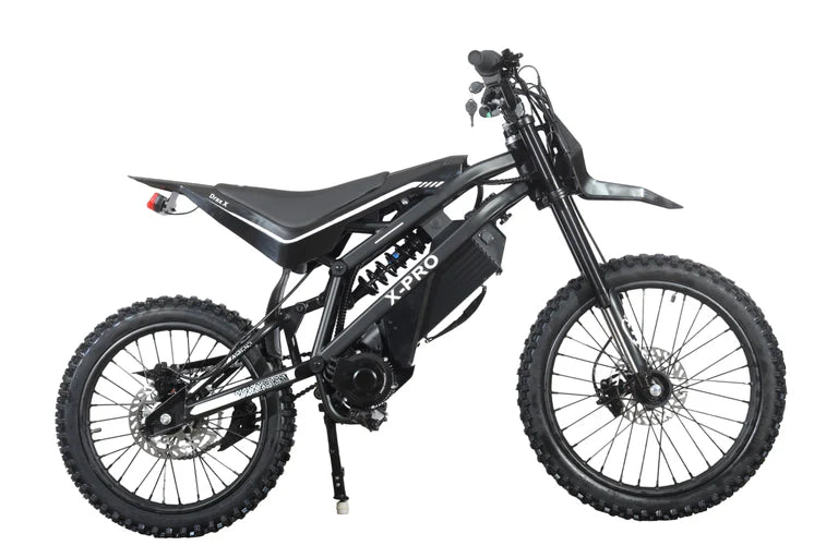 X-PRO Drax X 4200W Electric Dirt Bike for Adults & Teens - Powerful Brushless Motor,19"/17" Off-Road Tires, Dual Braking &Suspension,LED Headlight,Heavy Duty Electric Dirt Bike for All Terrain